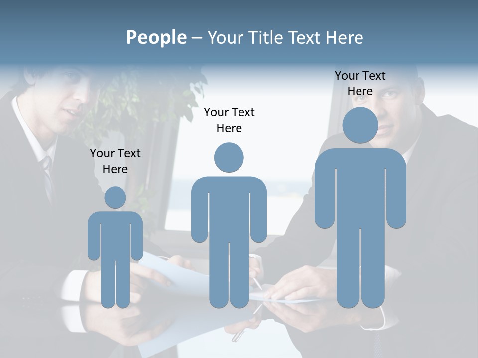 Table Communications Young People PowerPoint Template