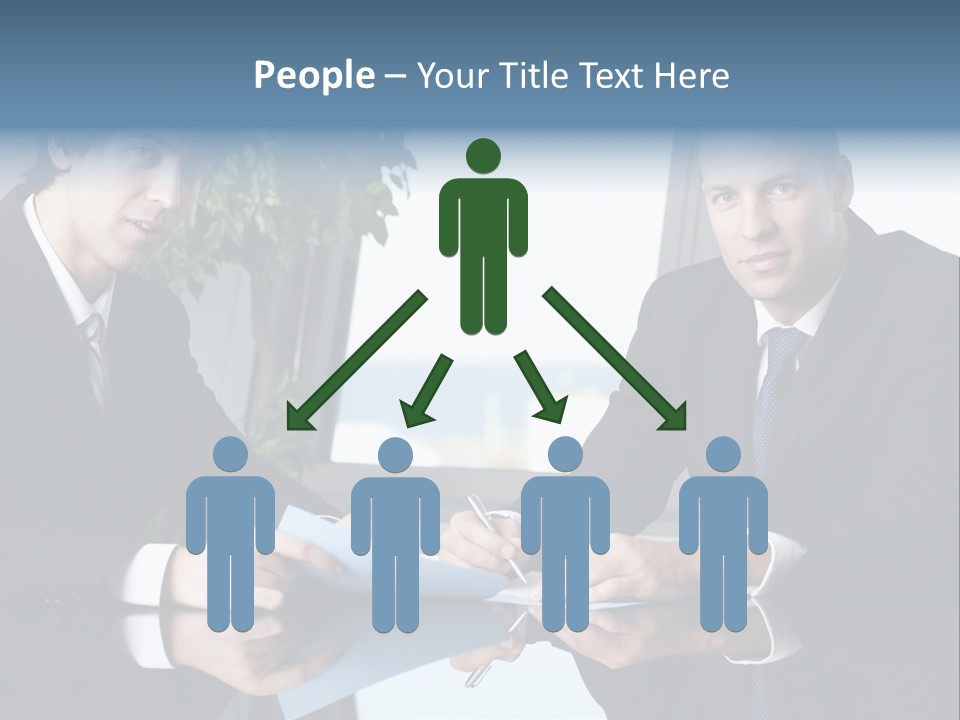 Table Communications Young People PowerPoint Template