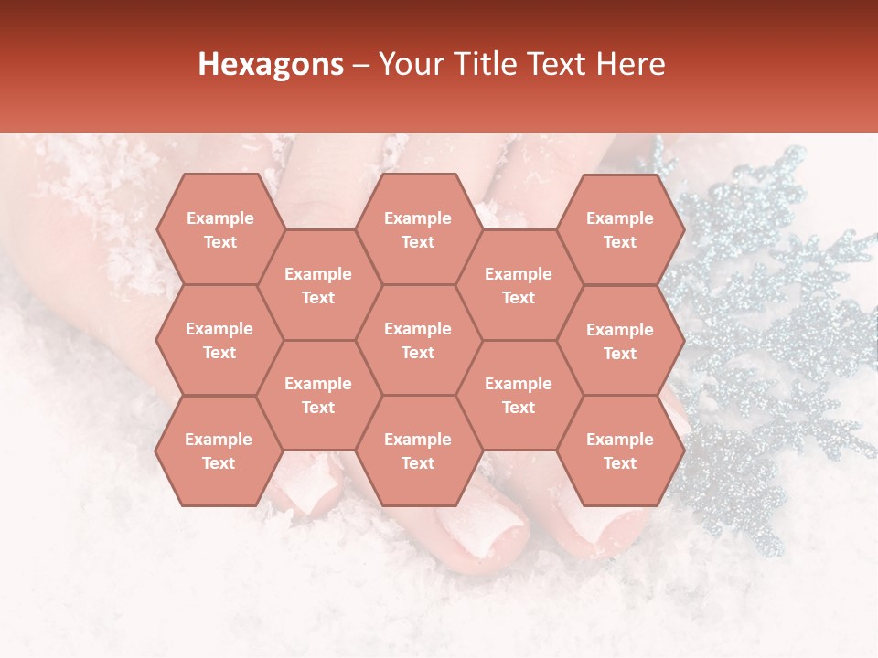 Snow Girl Glamor PowerPoint Template