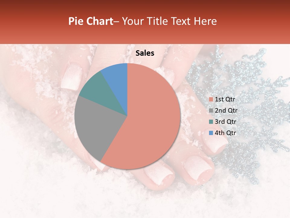 Snow Girl Glamor PowerPoint Template