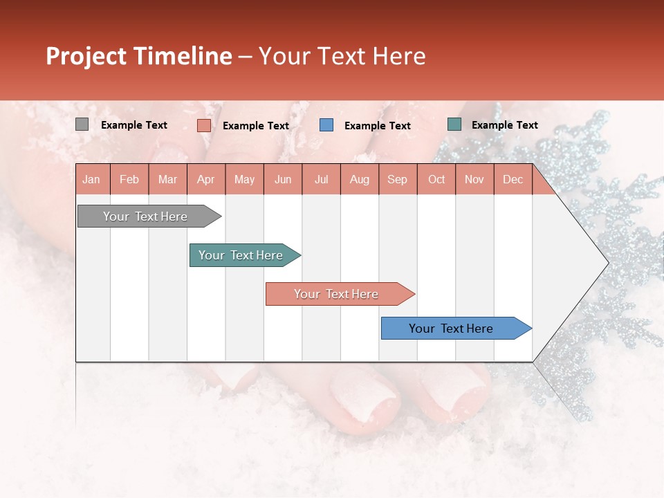 Snow Girl Glamor PowerPoint Template