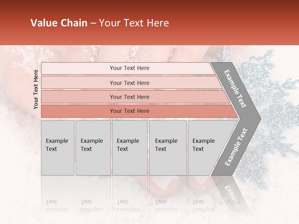 Snow Girl Glamor PowerPoint Template