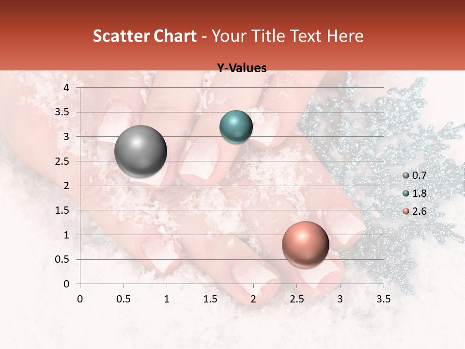 Snow Girl Glamor PowerPoint Template