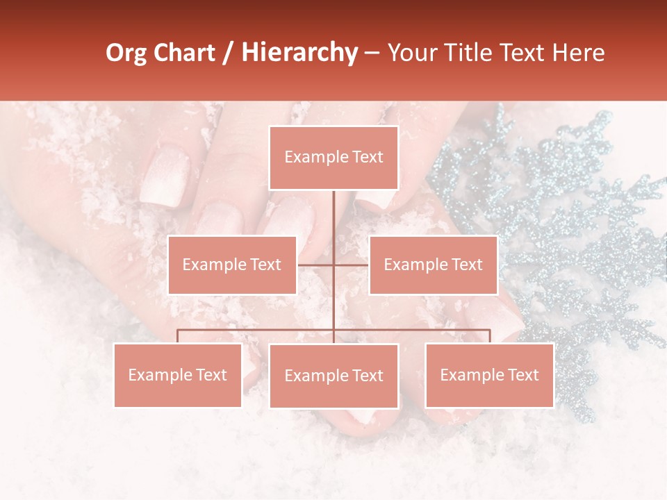 Snow Girl Glamor PowerPoint Template