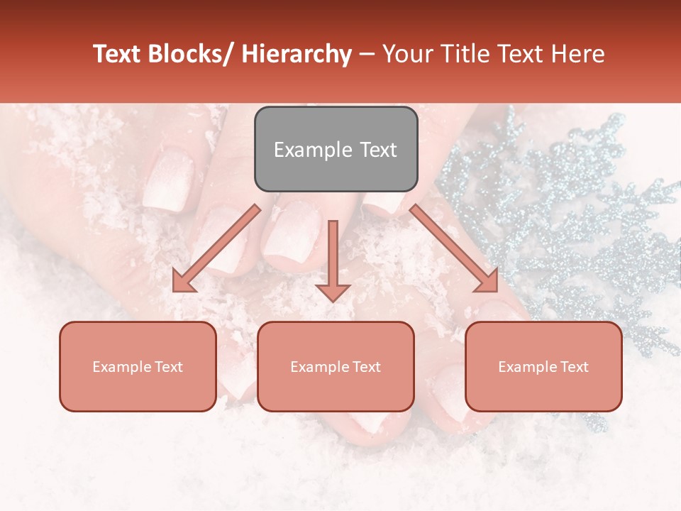 Snow Girl Glamor PowerPoint Template