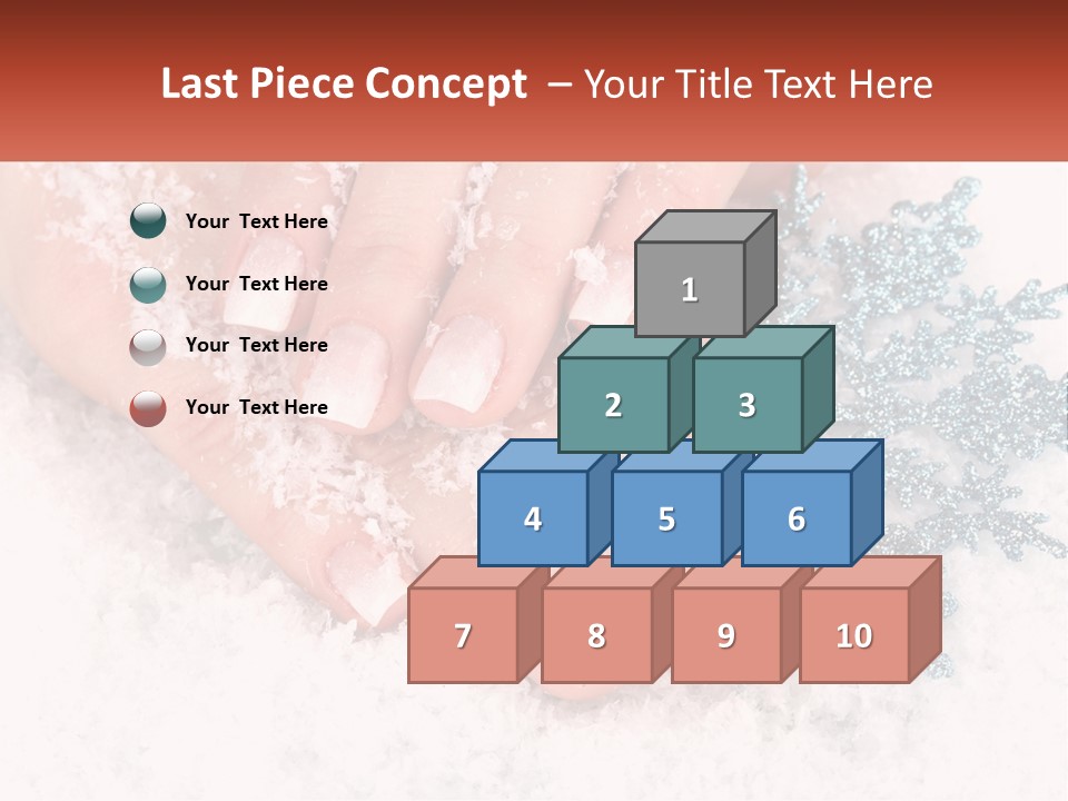 Snow Girl Glamor PowerPoint Template