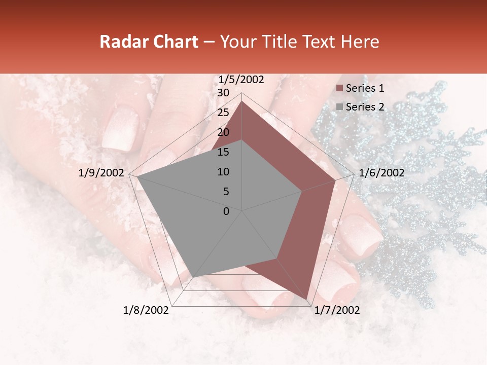 Snow Girl Glamor PowerPoint Template