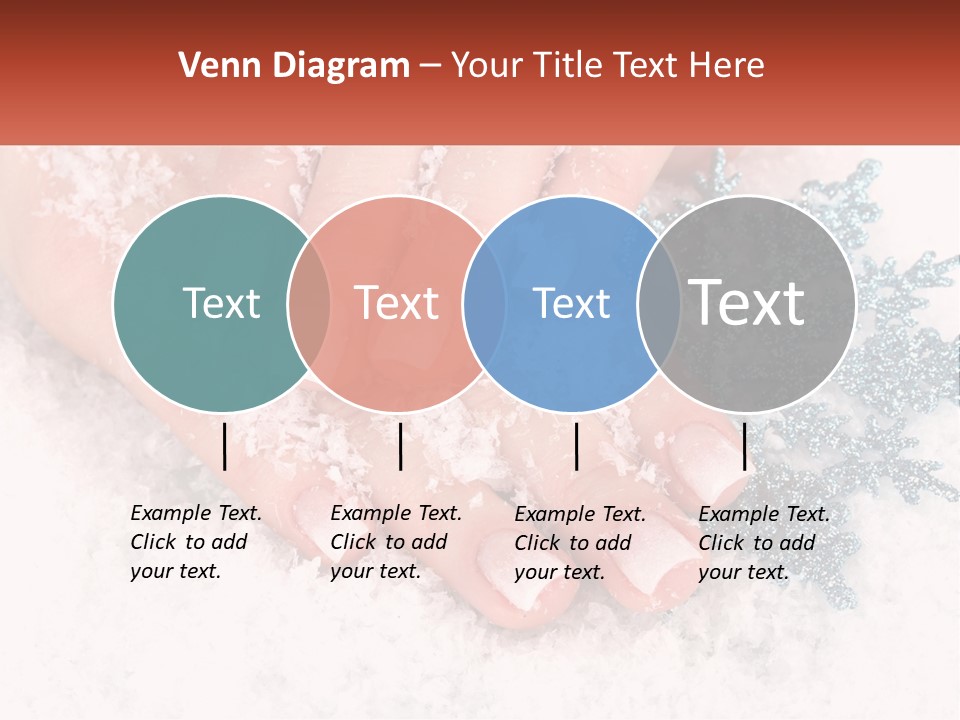 Snow Girl Glamor PowerPoint Template