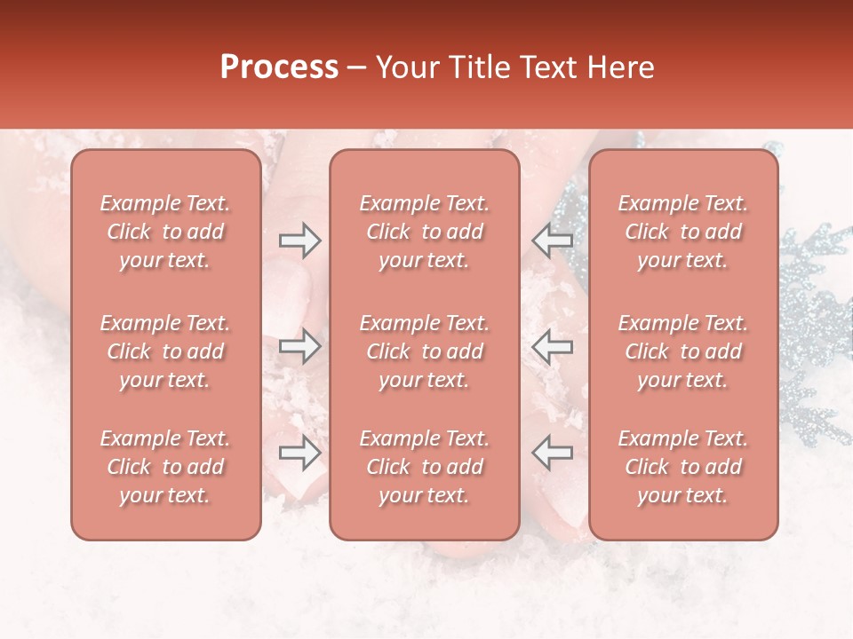 Snow Girl Glamor PowerPoint Template