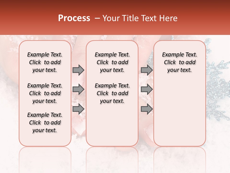 Snow Girl Glamor PowerPoint Template