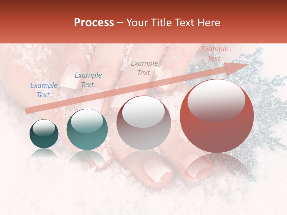 Snow Girl Glamor PowerPoint Template