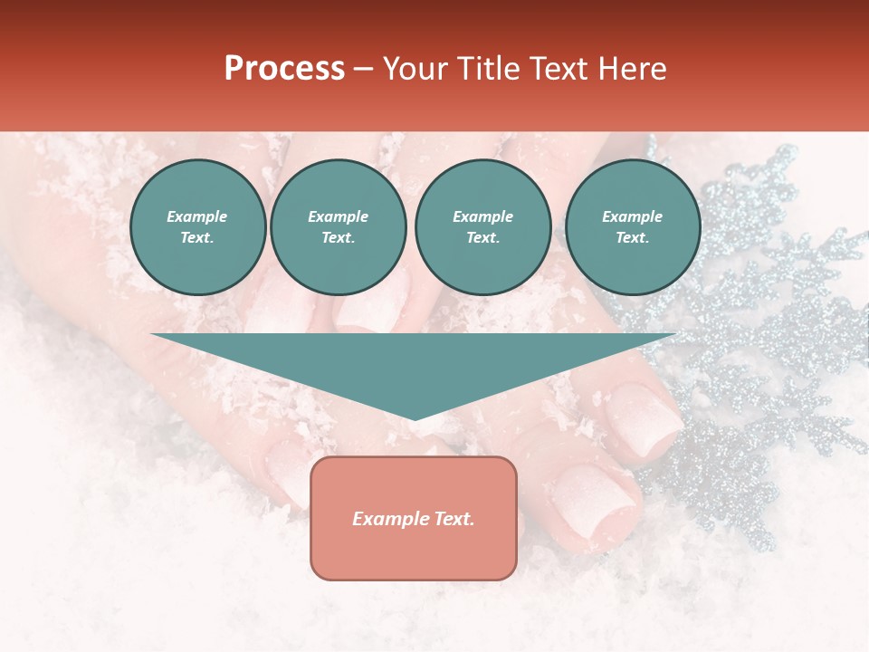 Snow Girl Glamor PowerPoint Template