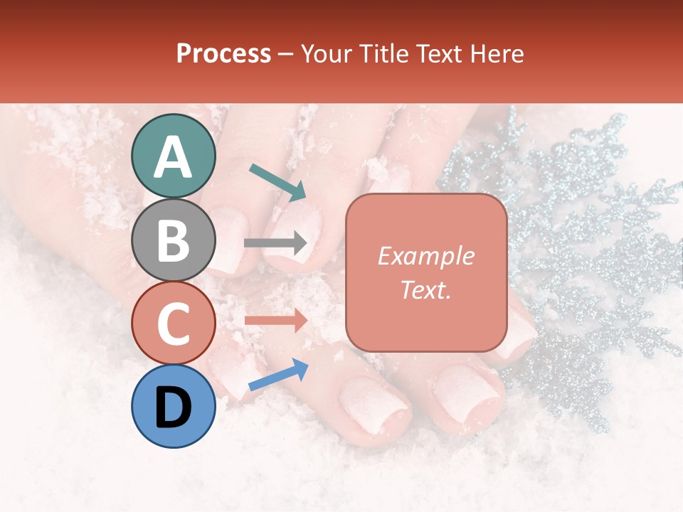 Snow Girl Glamor PowerPoint Template