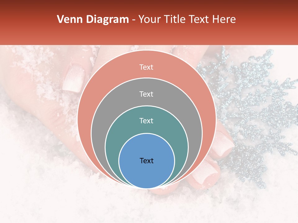 Snow Girl Glamor PowerPoint Template