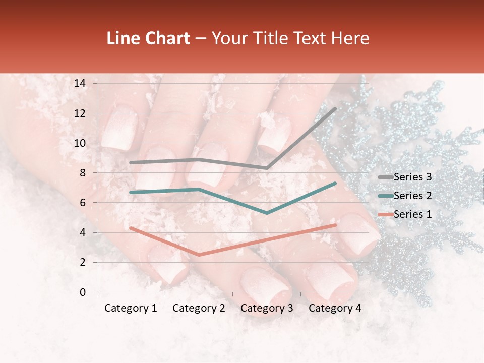 Snow Girl Glamor PowerPoint Template