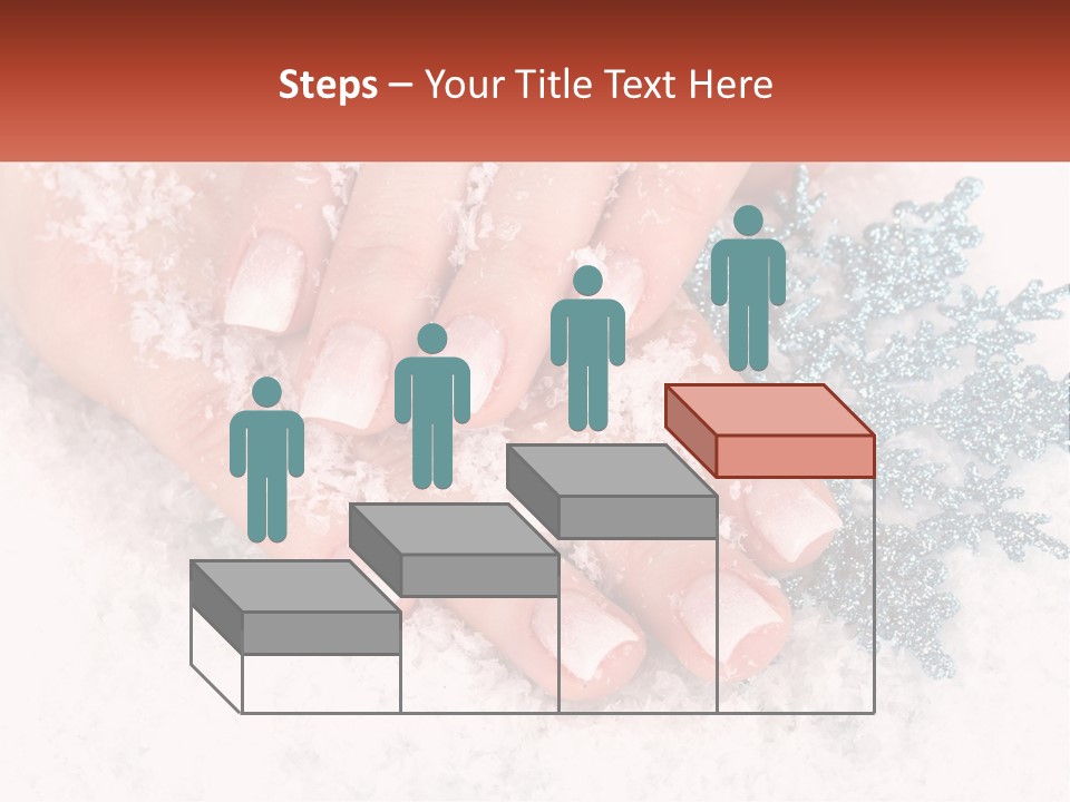 Snow Girl Glamor PowerPoint Template