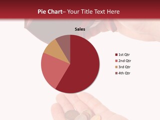 Cash Red Searching PowerPoint Template