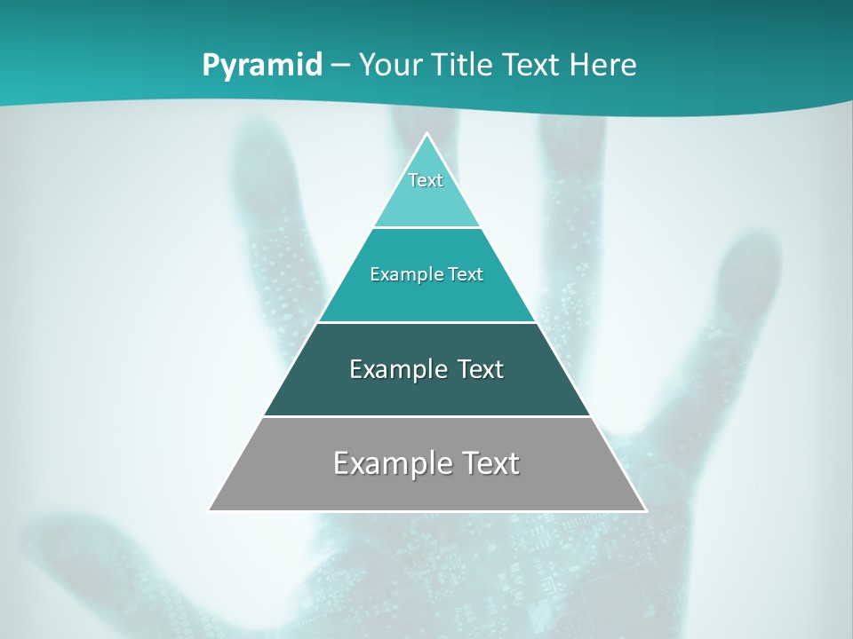 Technological Hand Motherboard PowerPoint Template