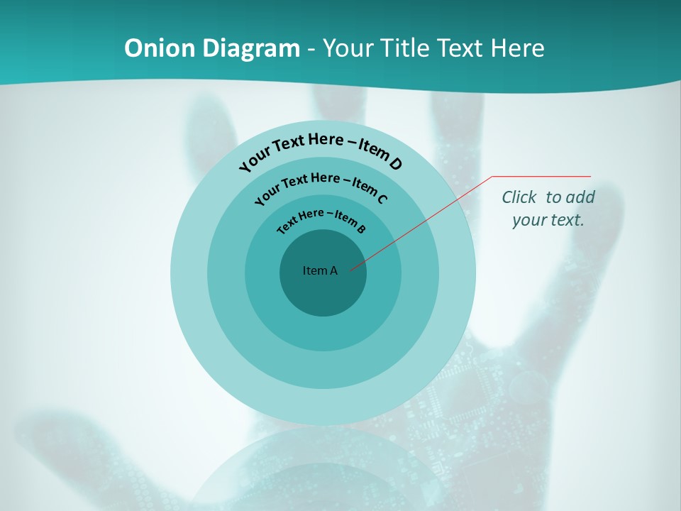 Technological Hand Motherboard PowerPoint Template