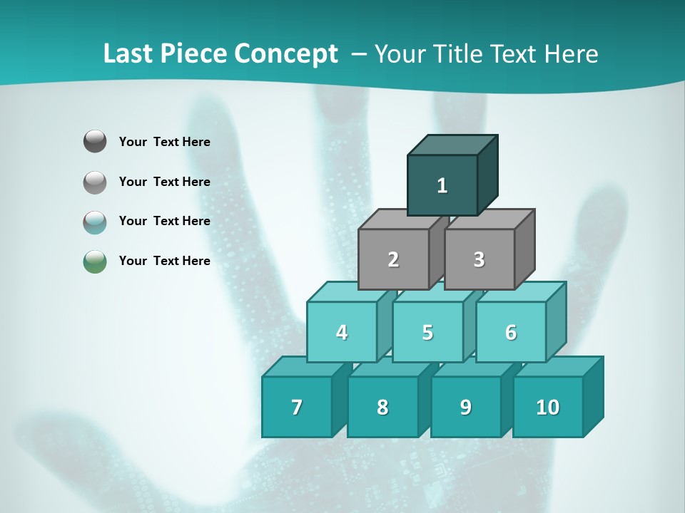 Technological Hand Motherboard PowerPoint Template