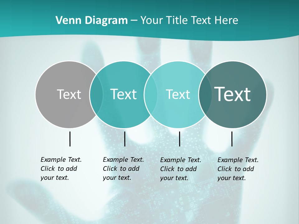 Technological Hand Motherboard PowerPoint Template