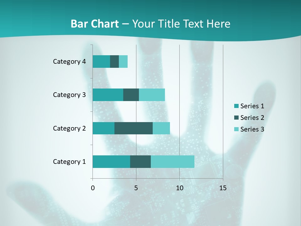 Technological Hand Motherboard PowerPoint Template
