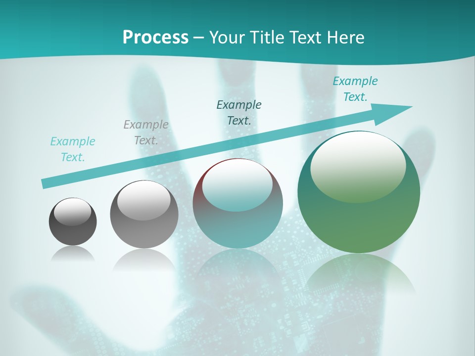 Technological Hand Motherboard PowerPoint Template