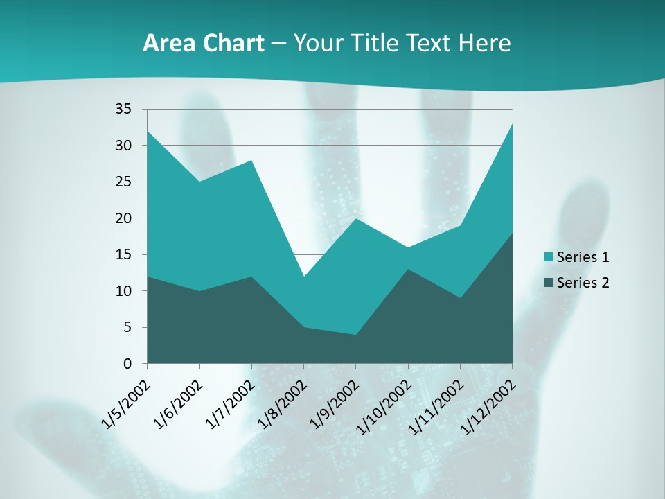 Technological Hand Motherboard PowerPoint Template