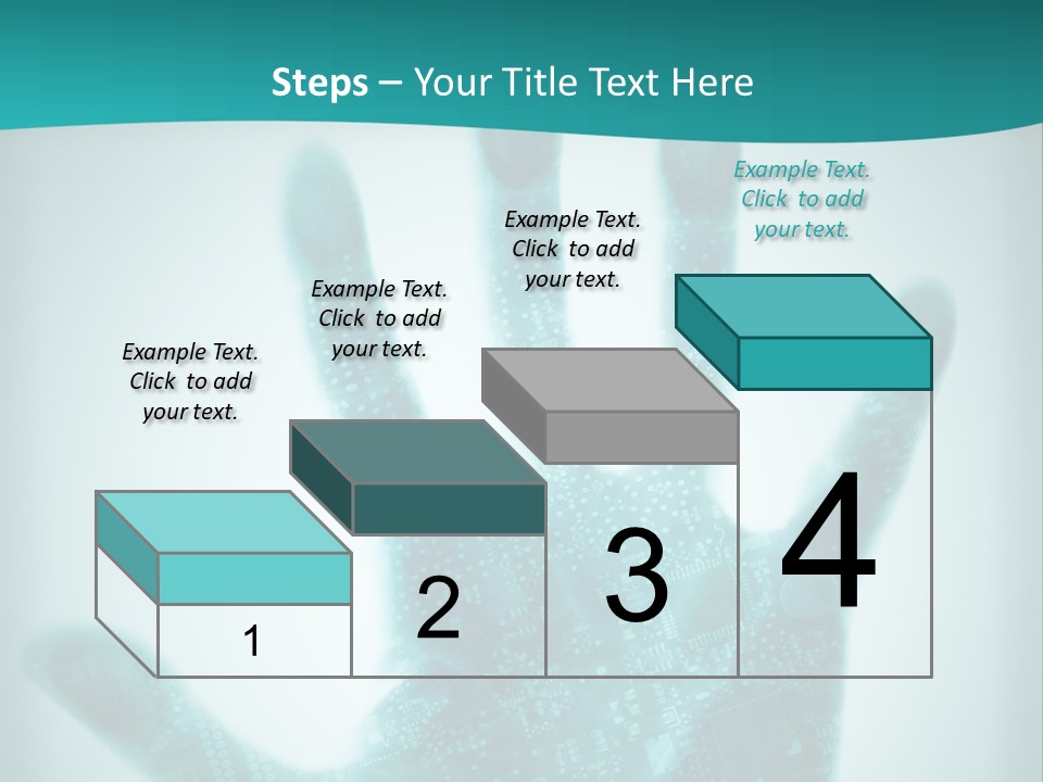 Technological Hand Motherboard PowerPoint Template