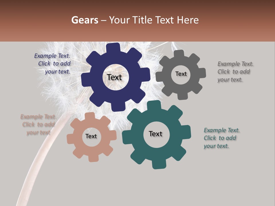 Ventilation Electricity Heat PowerPoint Template