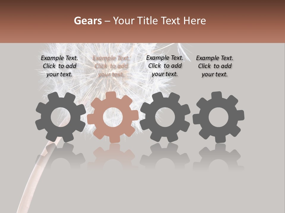 Ventilation Electricity Heat PowerPoint Template