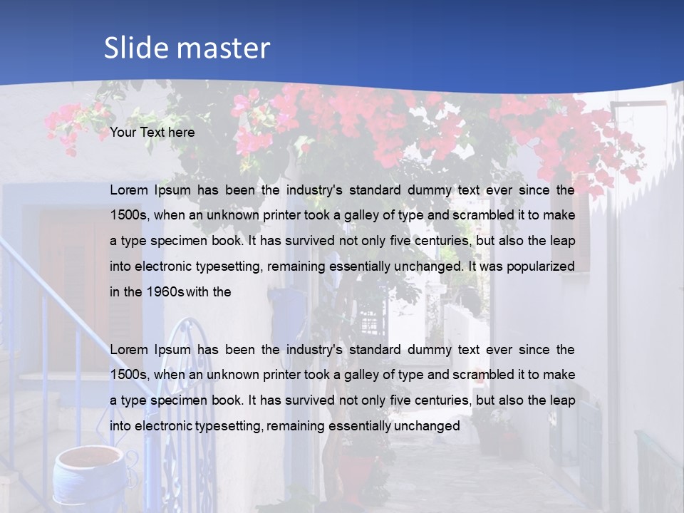 Cooling House Power PowerPoint Template