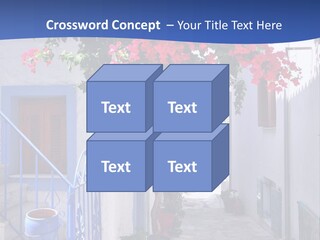 Cooling House Power PowerPoint Template