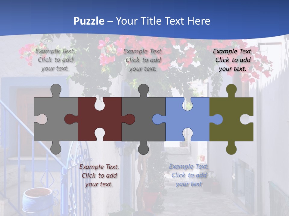 Cooling House Power PowerPoint Template