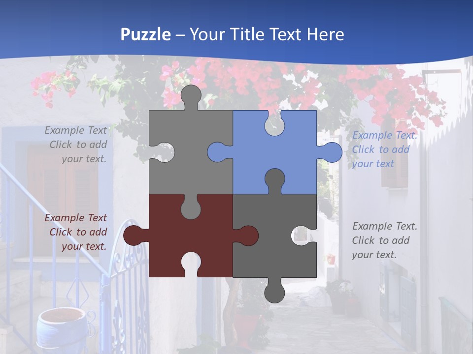 Cooling House Power PowerPoint Template