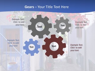 Cooling House Power PowerPoint Template