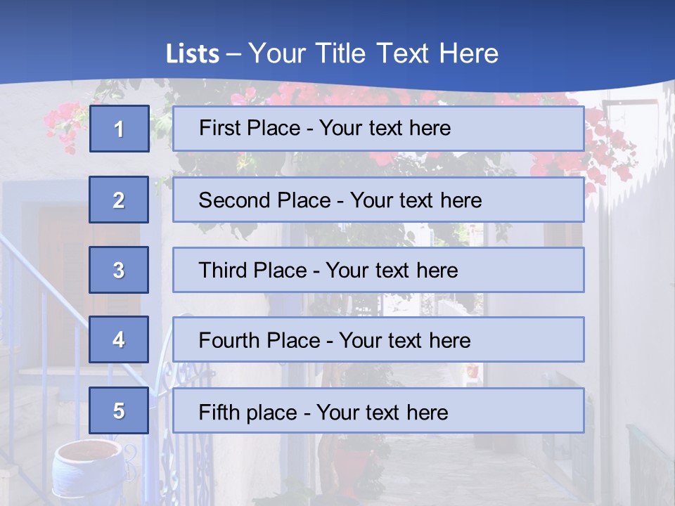 Cooling House Power PowerPoint Template