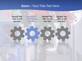 Cooling House Power PowerPoint Template