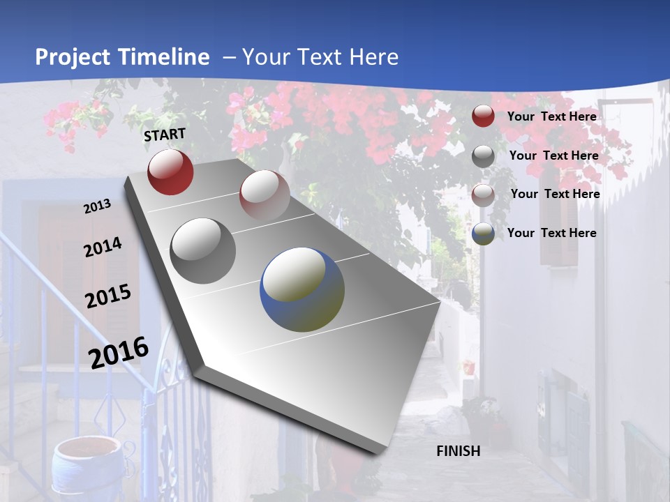 Cooling House Power PowerPoint Template
