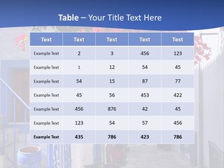 Cooling House Power PowerPoint Template