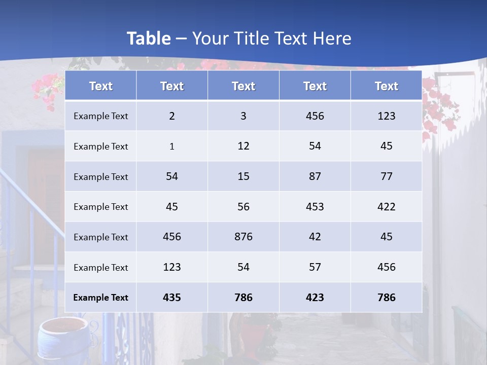 Cooling House Power PowerPoint Template