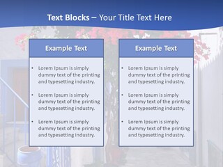 Cooling House Power PowerPoint Template