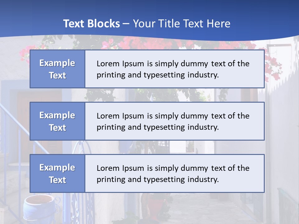 Cooling House Power PowerPoint Template