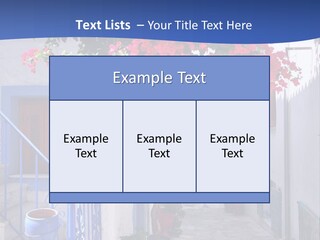Cooling House Power PowerPoint Template