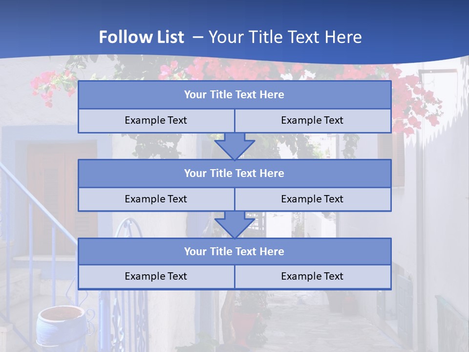 Cooling House Power PowerPoint Template