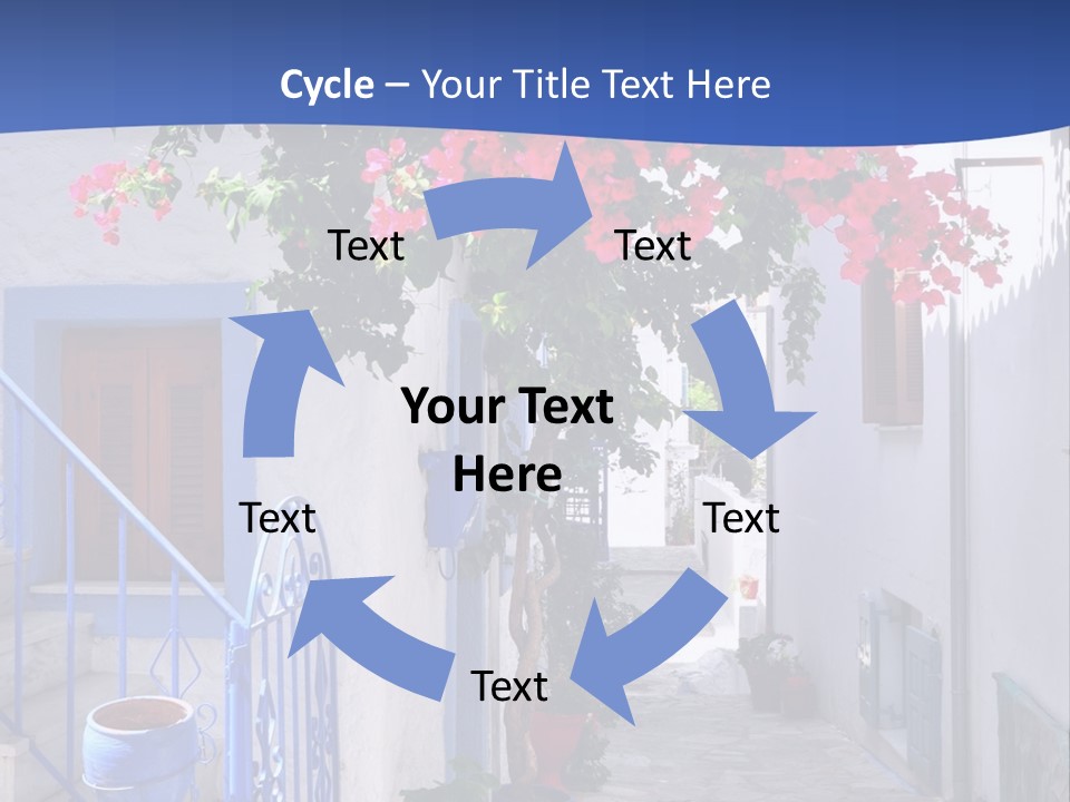Cooling House Power PowerPoint Template