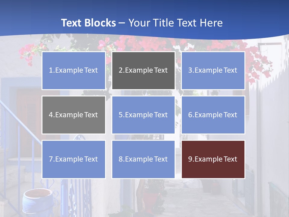 Cooling House Power PowerPoint Template