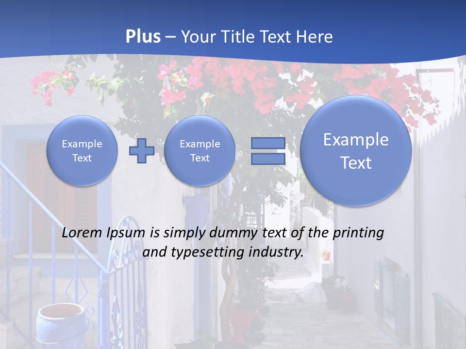 Cooling House Power PowerPoint Template