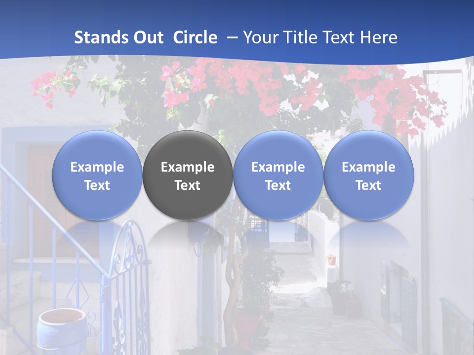 Cooling House Power PowerPoint Template