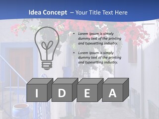 Cooling House Power PowerPoint Template